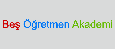 Beş Öğretmen Akademi